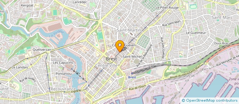 localisation de l'entreprise DE COPROPRIETE SGI à BREST