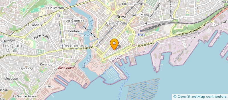 localisation de l'entreprise DE COPROPRIETE SGI à BREST