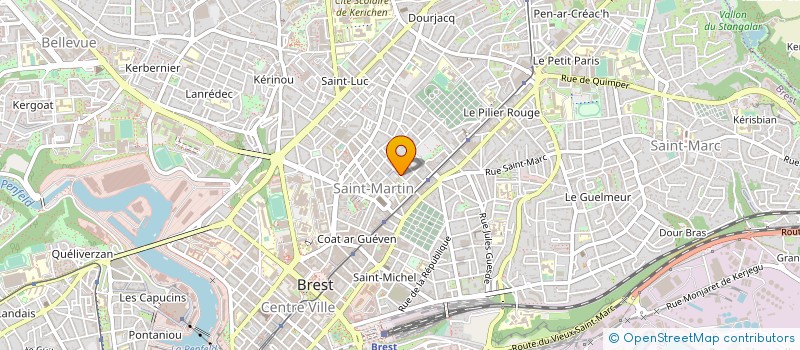 localisation de l'entreprise DE COPROPRIETE SGI  BREST