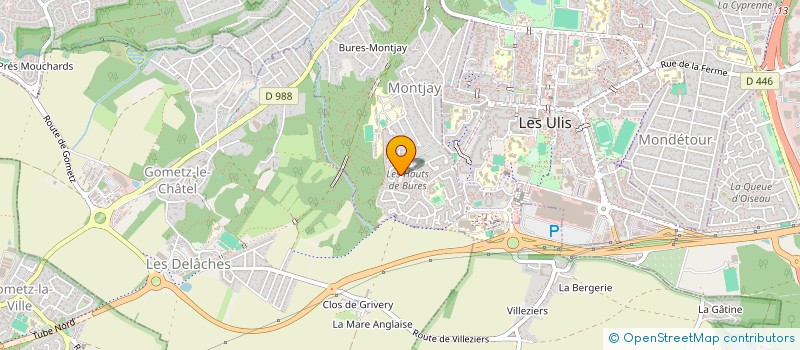 localisation de l'entreprise DE CORBEVILLE à SAINT-CLOUD