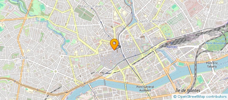 localisation de l'entreprise DE CORLIEU-GEFFRIAUD à NANTES