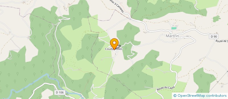 localisation de l'entreprise DE COUDAYROLLES  MARTRIN