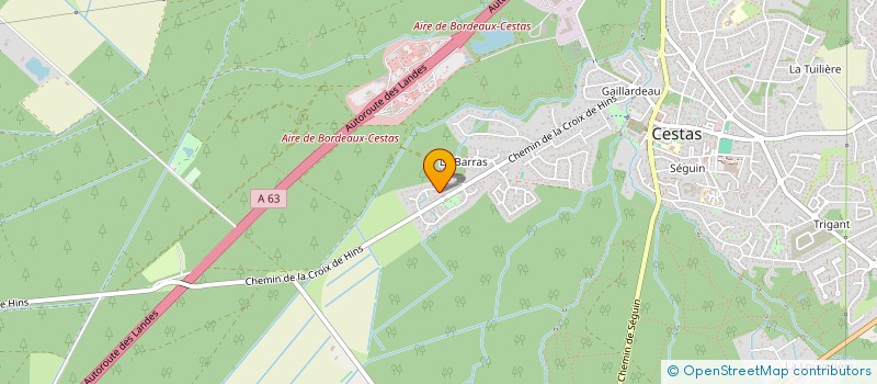 localisation de l'entreprise DE COULEYRE DUFAURE  CESTAS