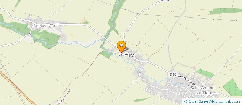localisation de l'entreprise DE COULVAGNY à SAINT-AMAND-SUR-FION