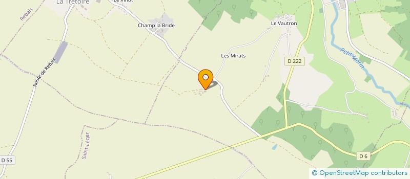 localisation de l'entreprise DE COUPIGNY  SABLONNIERES