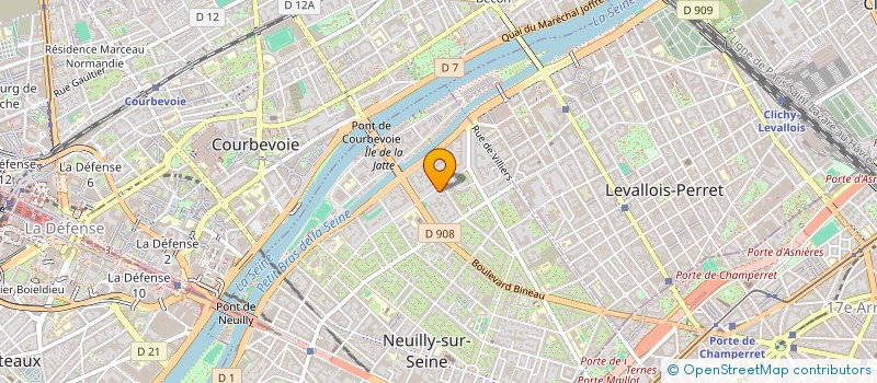 localisation de l'entreprise DE COUTANCE à NEUILLY-SUR-SEINE