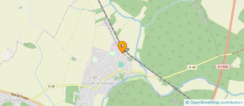 localisation de l'entreprise DE CRESNE  OZOUER-LE-VOULGIS