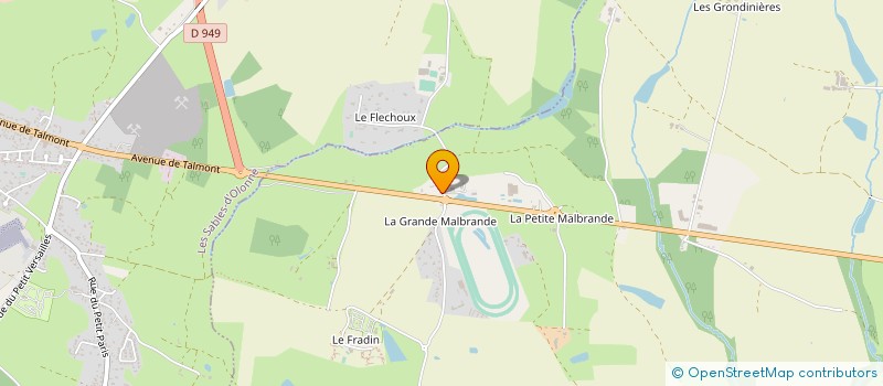 localisation de l'entreprise DE CUIRS ET DE CRINS à TALMONT-SAINT-HILAIRE