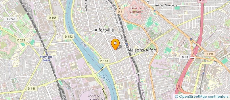 localisation de l'entreprise DE CŒUR A CŒUR (2CAC) à ALFORTVILLE