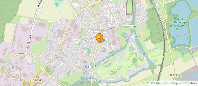 localisation de l'entreprise DE DAME ET D'HOMME  LE VAUDREUIL