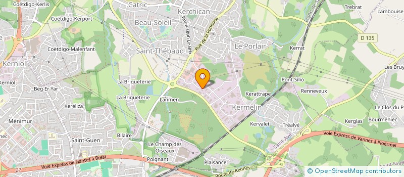 localisation de l'entreprise DE DECKER MORBIHAN  SAINT-AVE