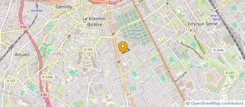 localisation de l'entreprise DE DEFENSE D YVAN COLONNA à VILLEJUIF