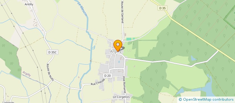 localisation de l'entreprise DE DEMO PERE ET FILS à CORGOLOIN