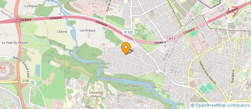 localisation de l'entreprise DE DEUS à AVRILLE