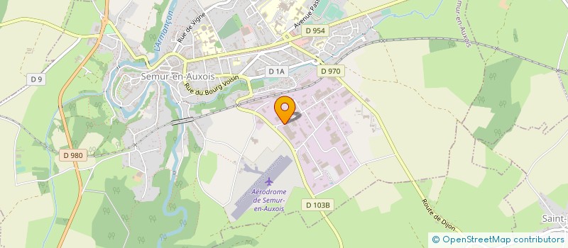 localisation de l'entreprise DE DIETRICH FRANCE SEMUR  SEMUR-EN-AUXOIS