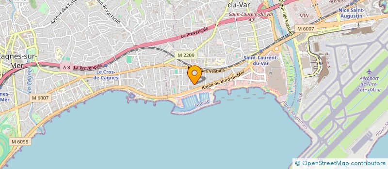 localisation de l'entreprise DE DOMACO à SAINT-LAURENT-DU-VAR