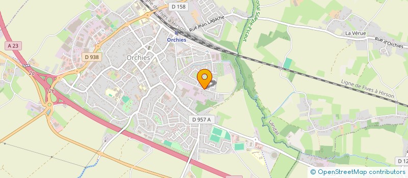 localisation de l'entreprise DE FALEMPRISE  ORCHIES