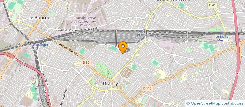 localisation de l'entreprise DE FARIA à DRANCY