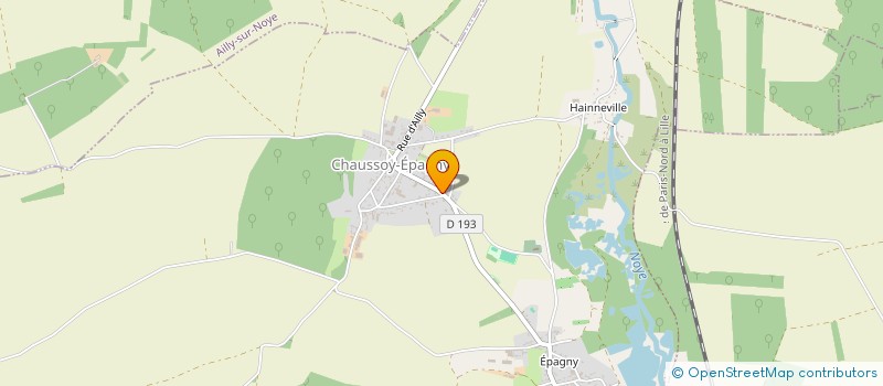 localisation de l'entreprise DE FAVIERES à GRIVESNES