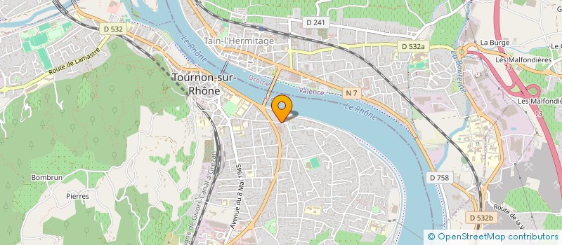 localisation de l'entreprise DE FELLBACH à TOURNON-SUR-RHONE
