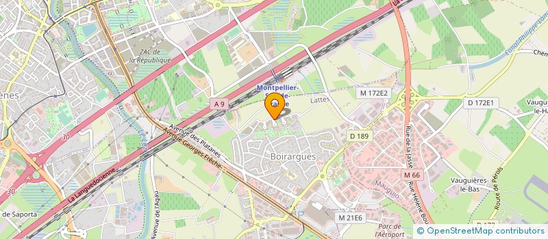 localisation de l'entreprise DE FERRIERES à LATTES