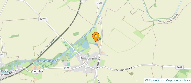 localisation de l'entreprise DE FERVAQUES  FONSOMME