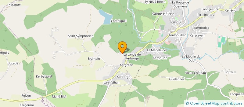 localisation de l'entreprise DE FETANIO  BUBRY