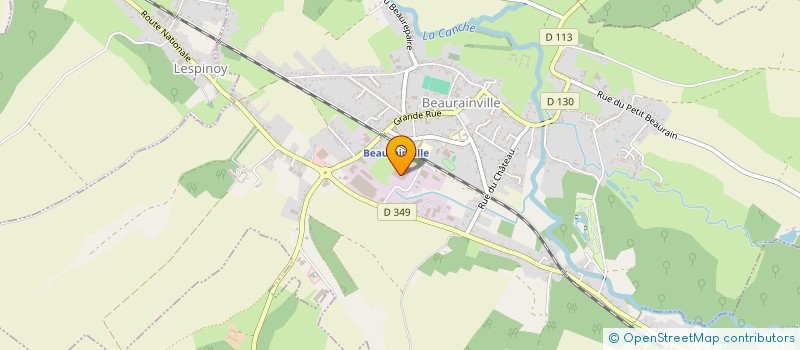 localisation de l'entreprise DE FETES EN CADEAUX à BEAURAINVILLE