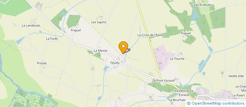 localisation de l'entreprise DE FEUILLY à GUEMENE-PENFAO