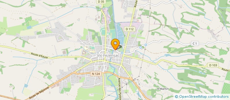 localisation de l'entreprise DE FEZENSAC SA à VIC-FEZENSAC