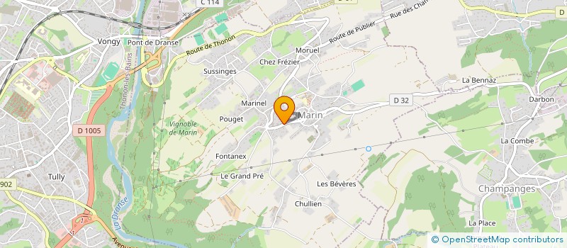 localisation de l'entreprise DE FIBRES EN MAILLES  MARIN