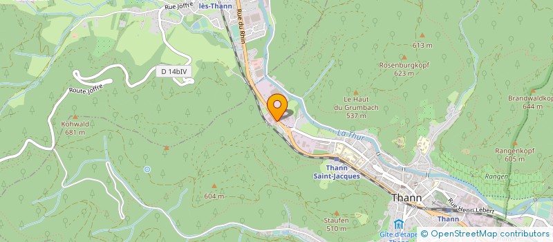 localisation de l'entreprise DE FIL EN AIGUILLE à THANN