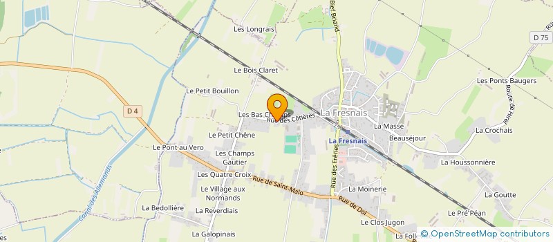 localisation de l'entreprise DE FIL EN AIGUILLE  LA FRESNAIS