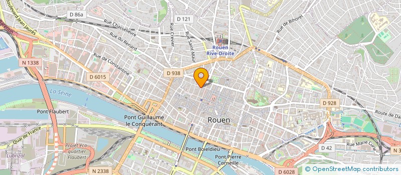 localisation de l'entreprise DE FIL EN AIGUILLE  ROUEN