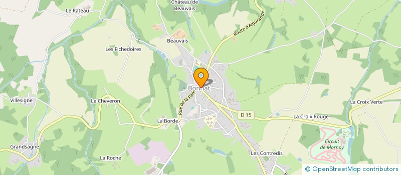 localisation de l'entreprise DE FIL EN AIGUILLE à BONNAT