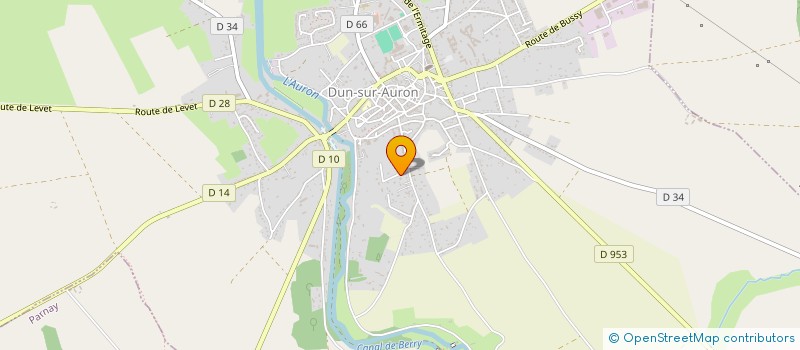 localisation de l'entreprise DE FIL EN AIGUILLE  DUN-SUR-AURON