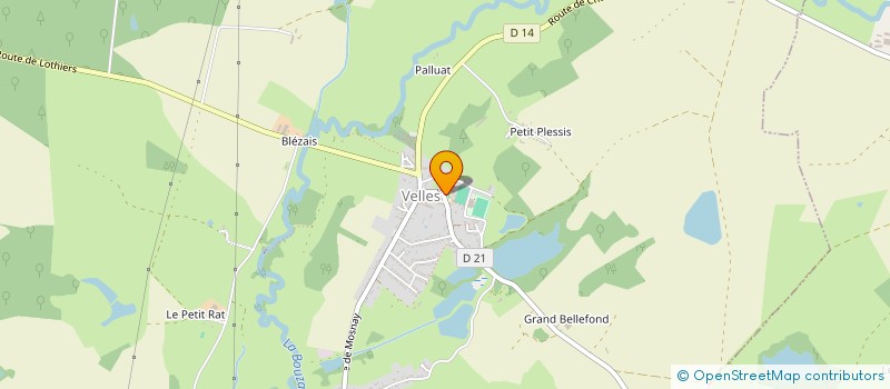 localisation de l'entreprise DE FIL EN FLEURS à VELLES