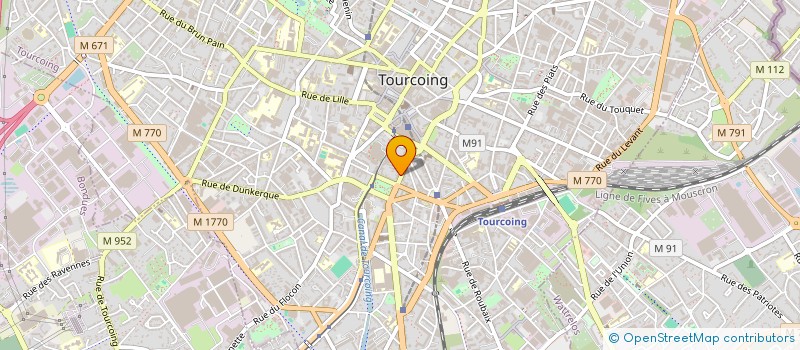 localisation de l'entreprise DE FIL EN REPARATION  TOURCOING