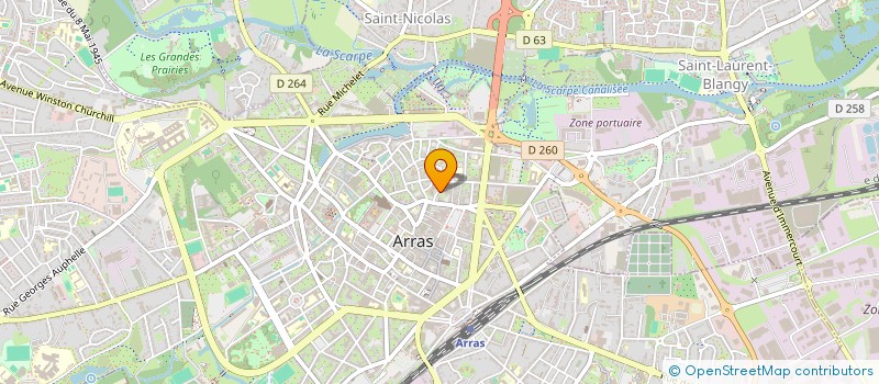 localisation de l'entreprise DE FILM EN AIGUILLES à ARRAS