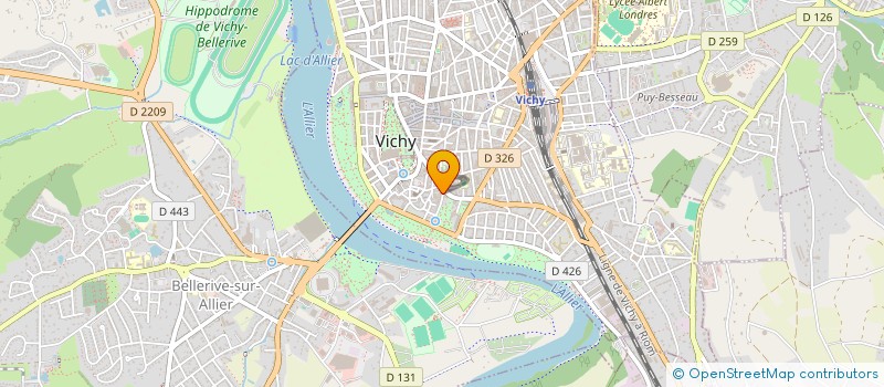 localisation de l'entreprise DE FILMS EN SERIES à VICHY