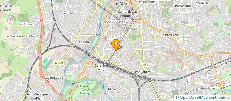 localisation de l'entreprise DE FINANCEMENT DE LA CAMPAGNE MUNICIPALE 2008 DE VERONIQUE RIVRON  LE MANS