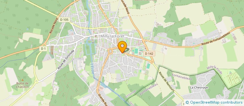 localisation de l'entreprise DE FITTE à MILLY-LA-FORET