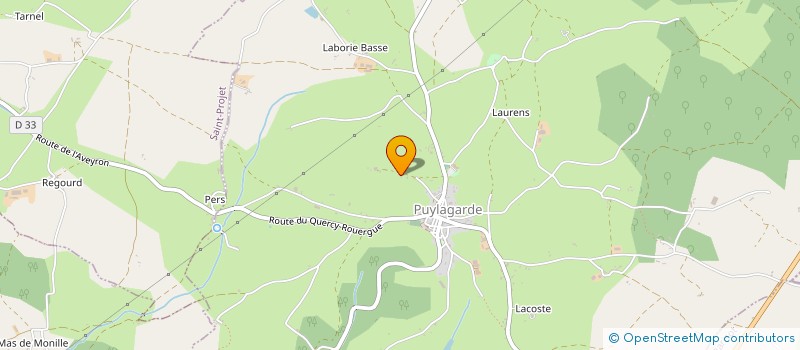 localisation de l'entreprise DE FITTE  PUYLAGARDE