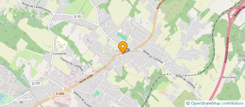 localisation de l'entreprise DE FLEURS & D'EAU  CASTELMAUROU