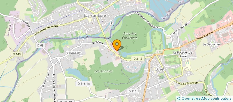 localisation de l'entreprise DE FLOU A NET  COUDRES