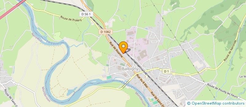 localisation de l'entreprise DE FONSECA MANAGEMENT  BALBIGNY