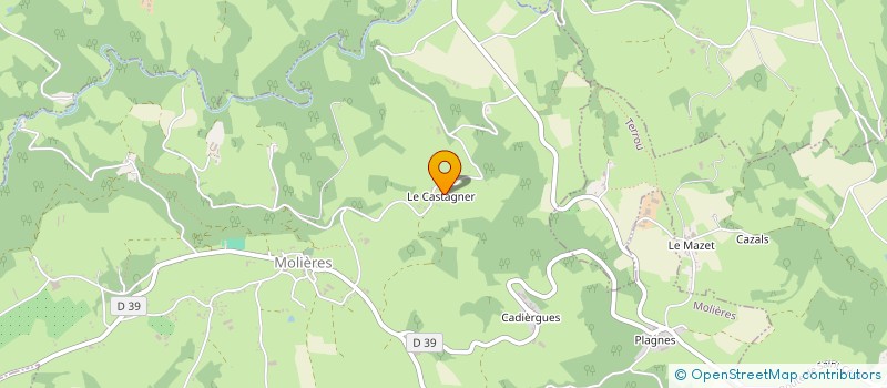 localisation de l'entreprise DE FONTALZET à MOLIERES