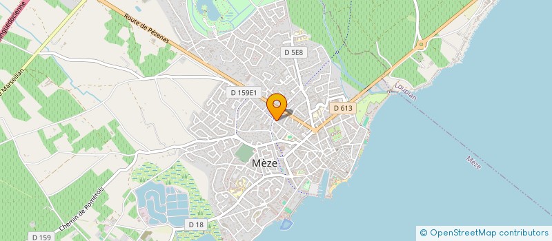 localisation de l'entreprise DE FONTANILLE à MEZE