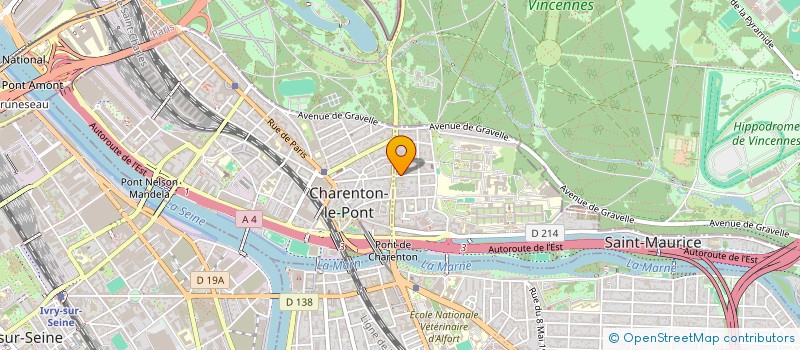 localisation de l'entreprise DE FONTENAY à SAINT-MAURICE