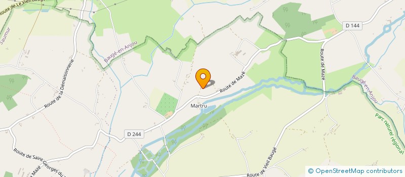 localisation de l'entreprise DE FONTENY à BRISSAC LOIRE AUBANCE